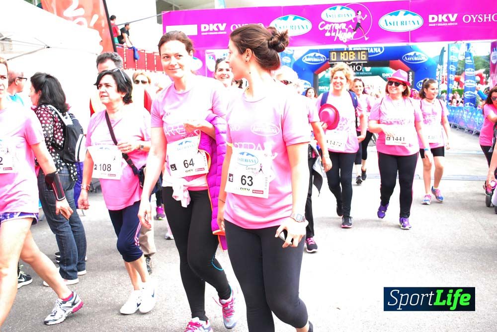 Carrera de la Mujer Gijón meta 6 (de 1h 01 a 1h 10)