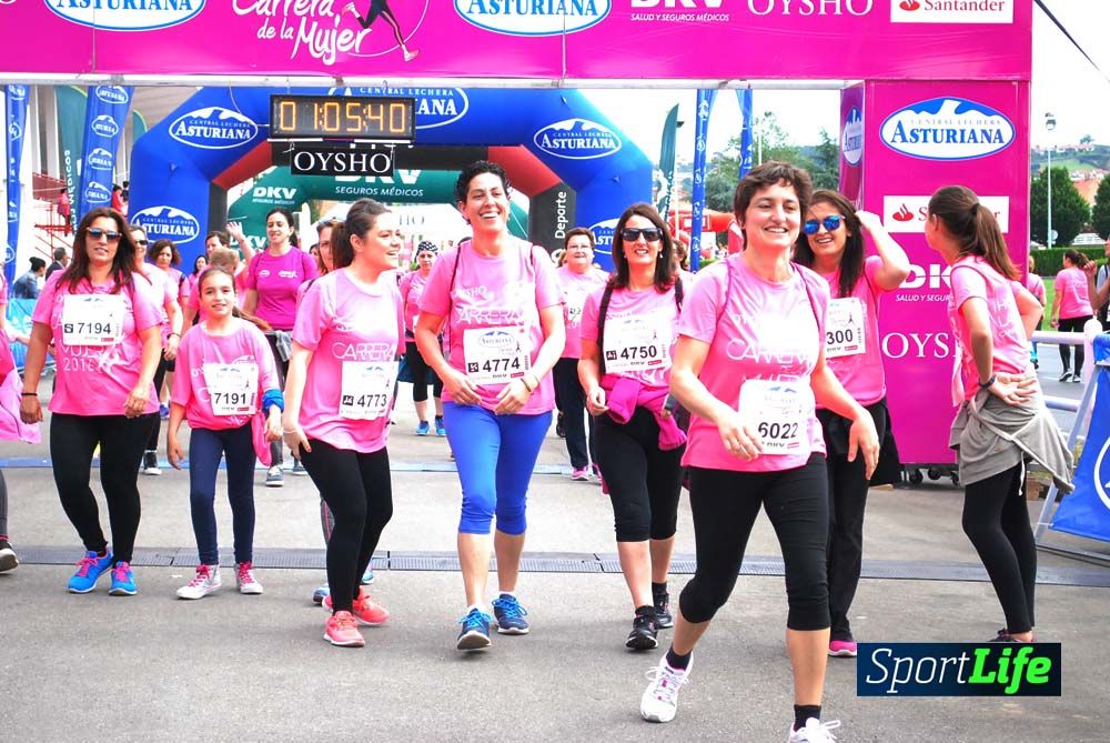 Carrera de la Mujer Gijón meta 6 (de 1h 01 a 1h 10)
