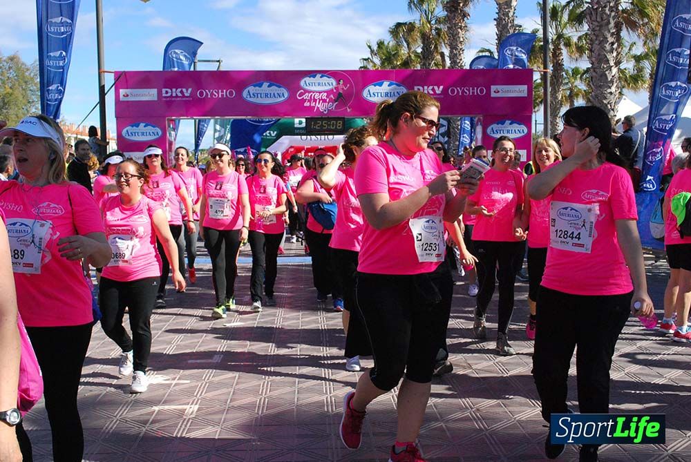 Carrera de la Mujer Valencia 2016: meta (de 1:22 a 1:32)