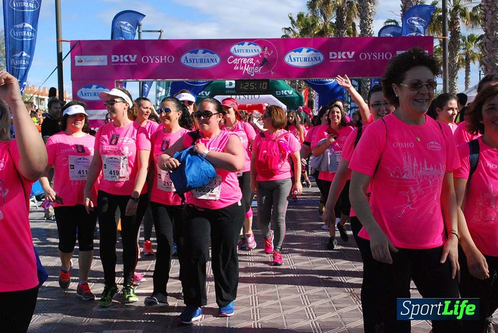 Carrera de la Mujer Valencia 2016: meta (de 1:22 a 1:32)