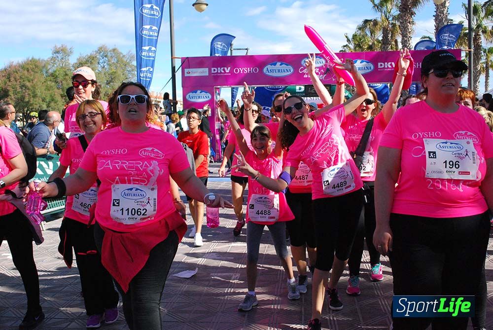 Carrera de la Mujer Valencia 2016: meta (de 1:22 a 1:32)