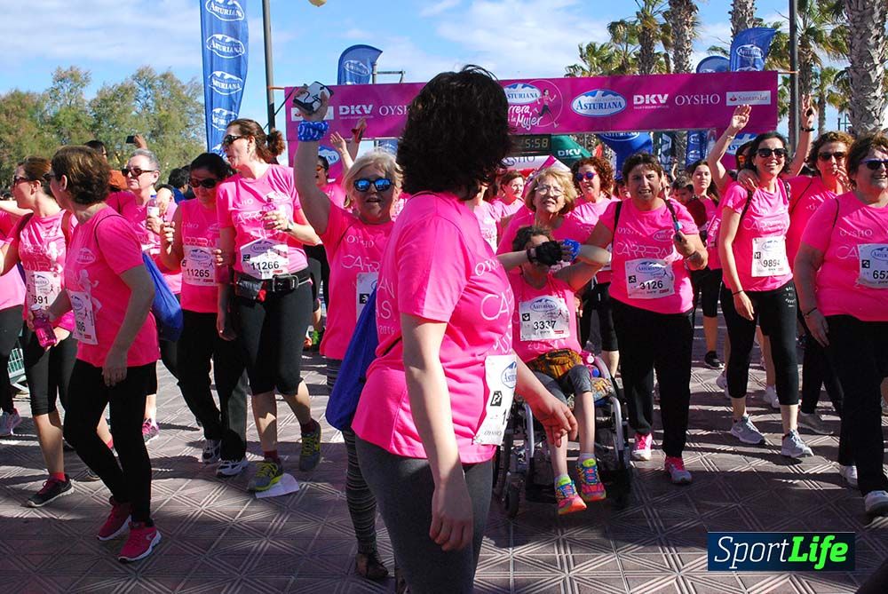 Carrera de la Mujer Valencia 2016: meta (de 1:22 a 1:32)