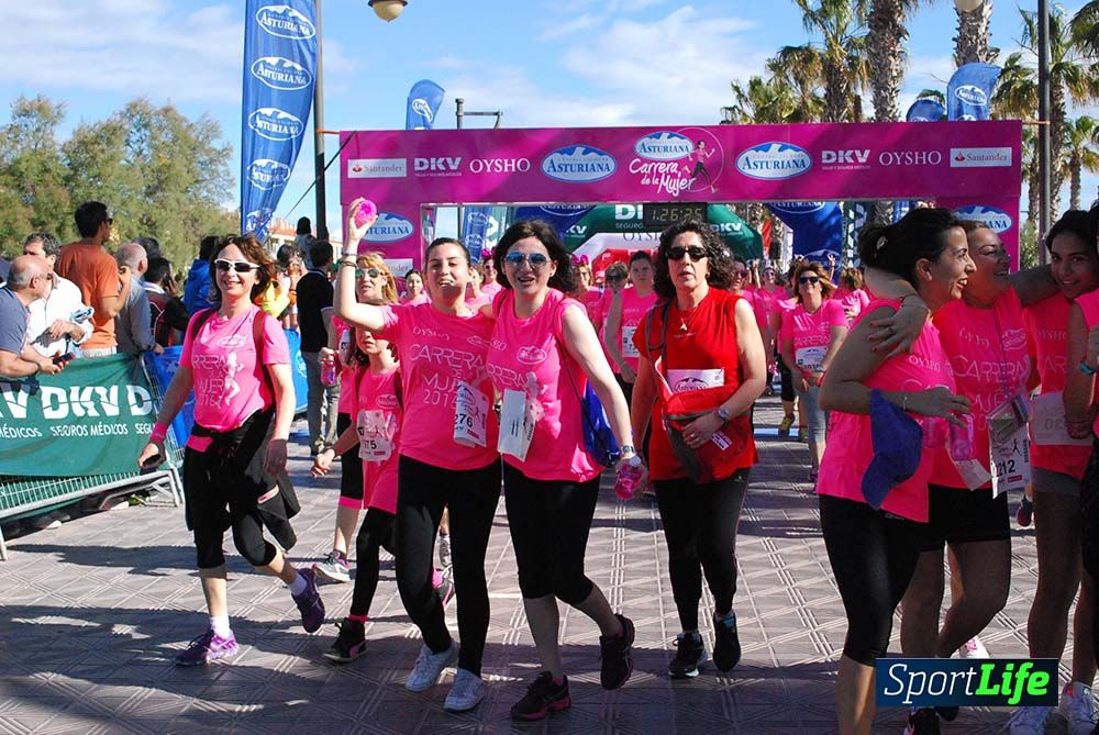 Carrera de la Mujer Valencia 2016: meta (de 1:22 a 1:32)