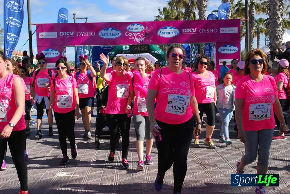 Carrera de la Mujer Valencia 2016: meta (de 1:22 a 1:32)