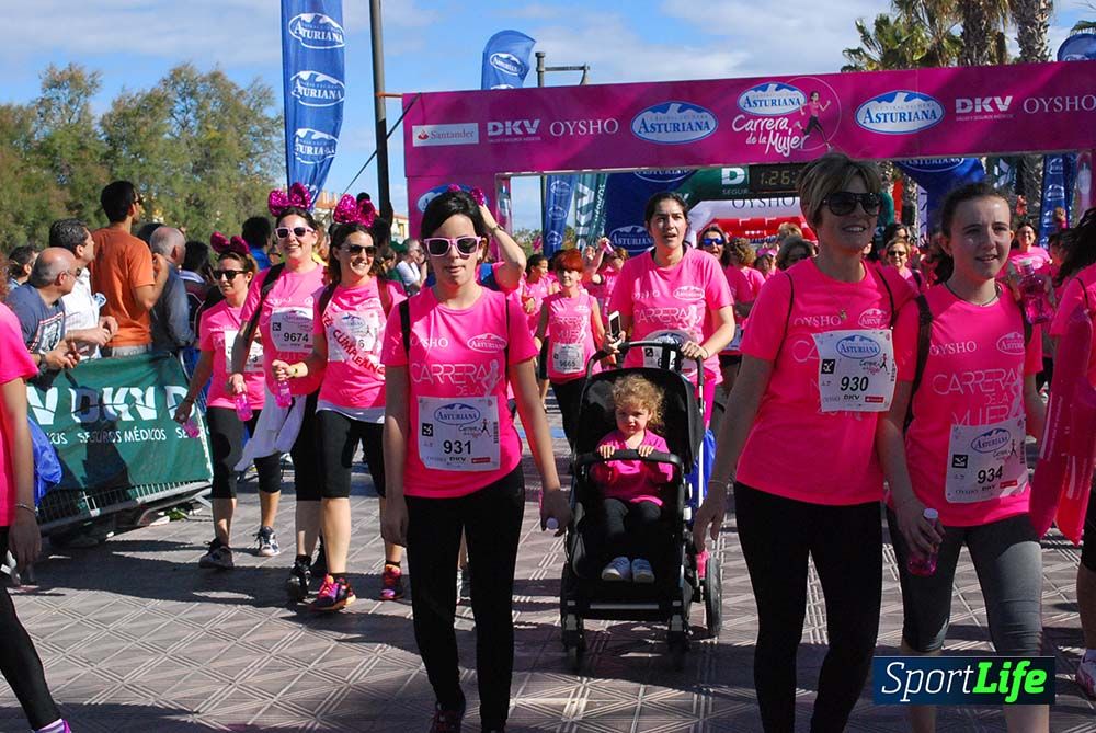 Carrera de la Mujer Valencia 2016: meta (de 1:22 a 1:32)