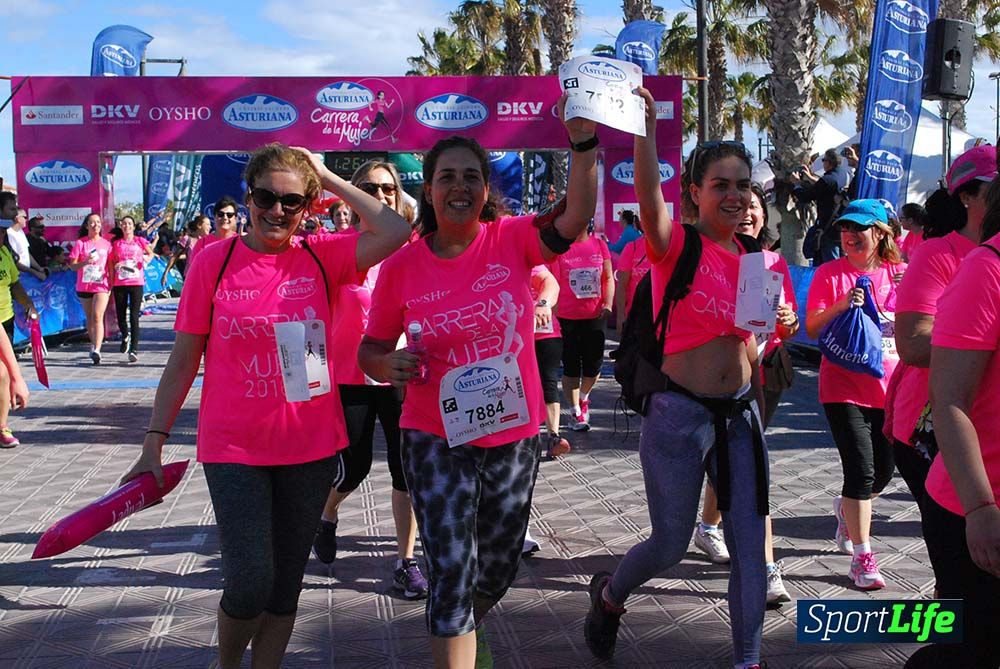 Carrera de la Mujer Valencia 2016: meta (de 1:22 a 1:32)