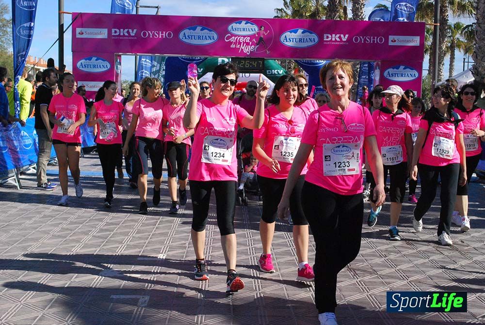 Carrera de la Mujer Valencia 2016: meta (de 1:22 a 1:32)