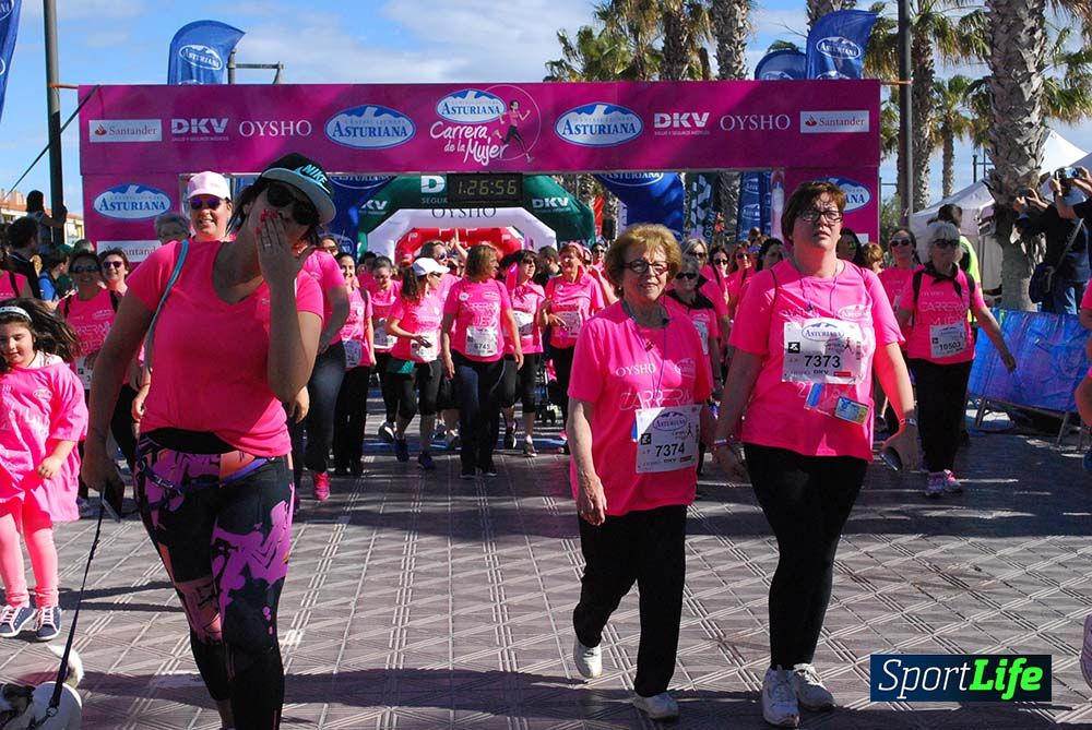 Carrera de la Mujer Valencia 2016: meta (de 1:22 a 1:32)