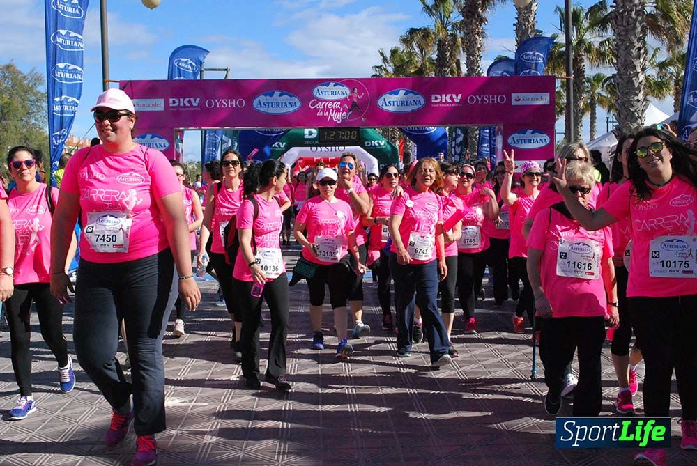 Carrera de la Mujer Valencia 2016: meta (de 1:22 a 1:32)