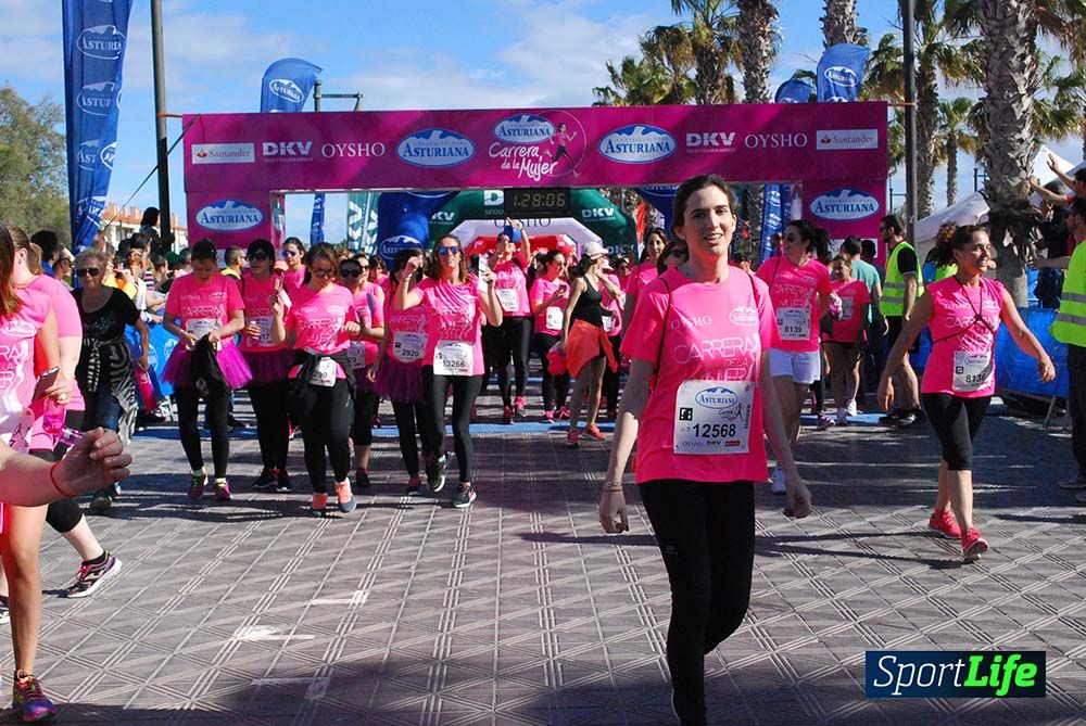 Carrera de la Mujer Valencia 2016: meta (de 1:22 a 1:32)