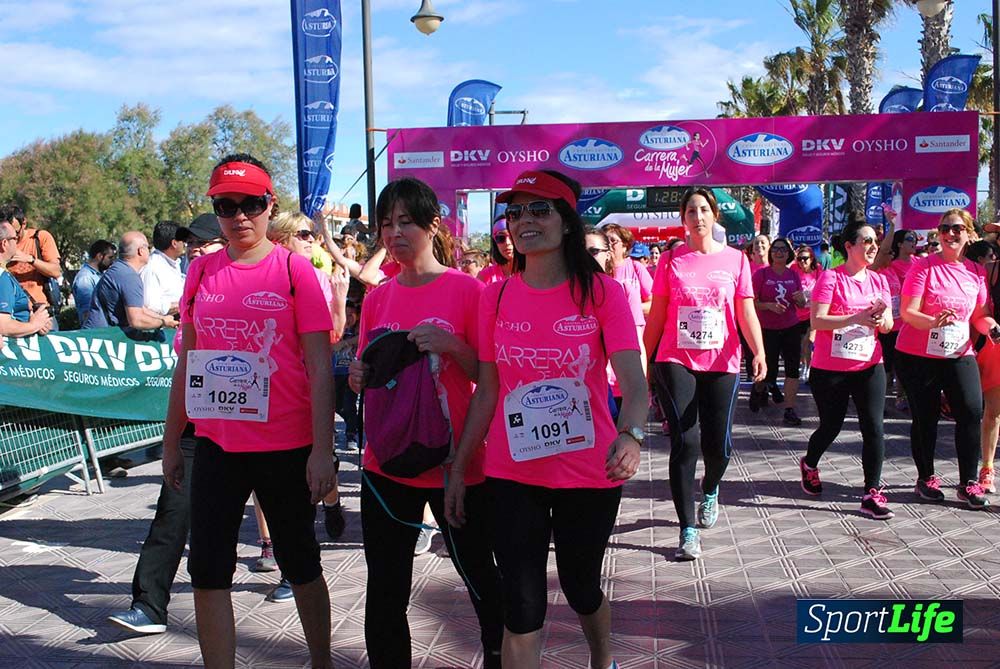 Carrera de la Mujer Valencia 2016: meta (de 1:22 a 1:32)