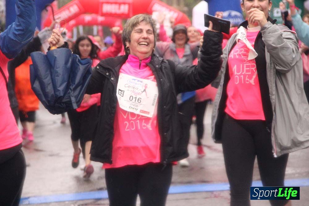 Carrera de la Mujer Madrid meta 5 Arco derecho de 10.16 a 10.33