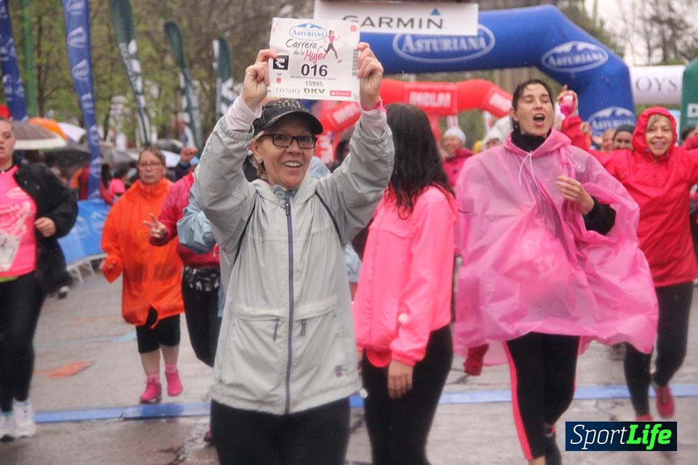 Carrera de la Mujer Madrid meta 5 Arco derecho de 10.16 a 10.33