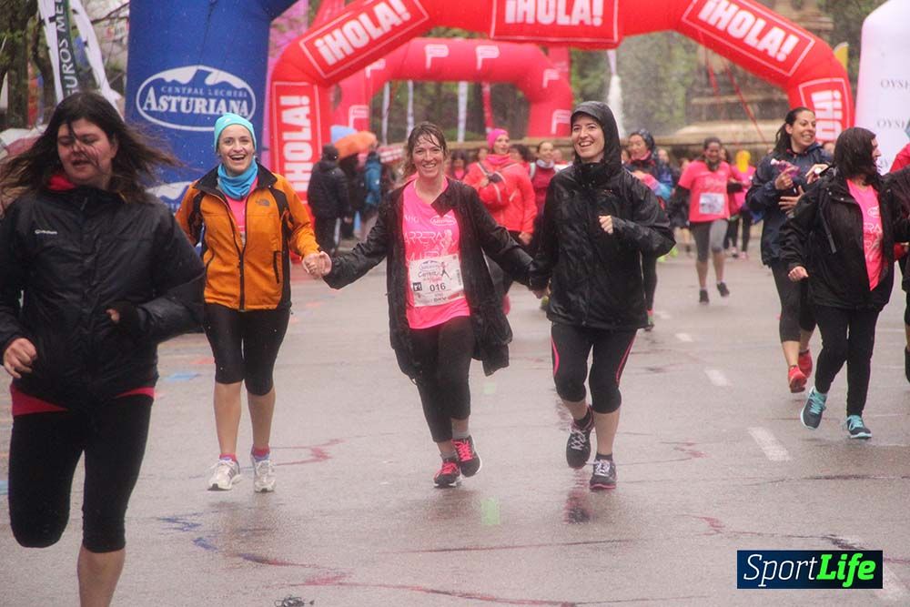 Carrera de la Mujer Madrid meta 5 Arco derecho de 10.16 a 10.33