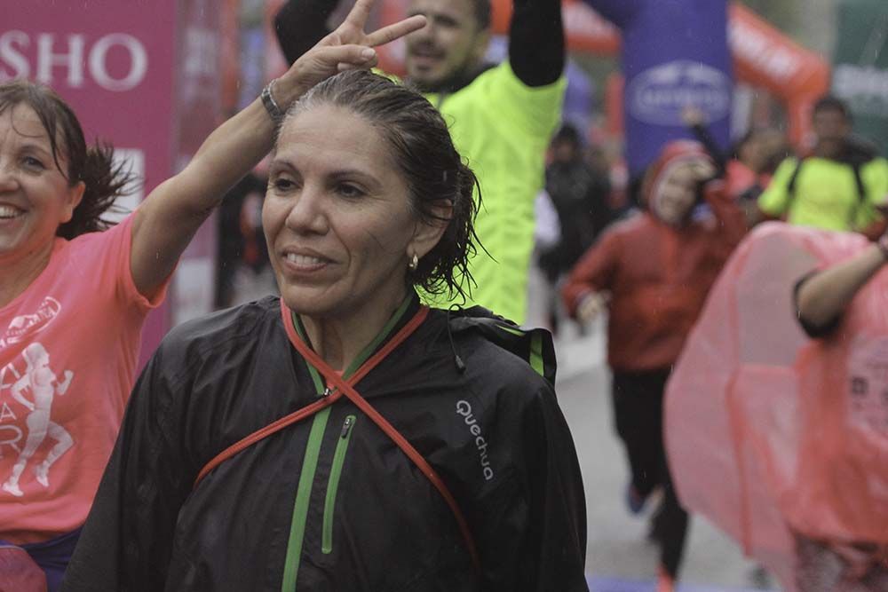 Carrera de la Mujer Madrid Meta 10 Arco izquierdo de 9.48 a 10.00