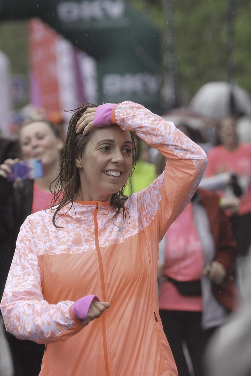 Carrera de la Mujer Madrid Meta 10 Arco izquierdo de 9.48 a 10.00