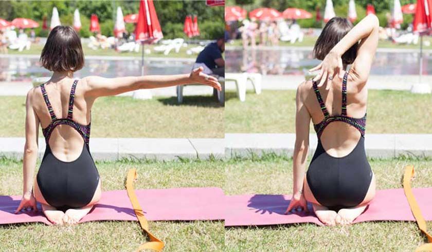 Posturas de yoga para nadadores