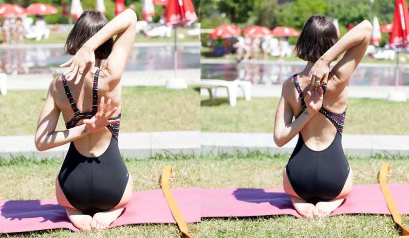 Posturas de yoga para nadadores