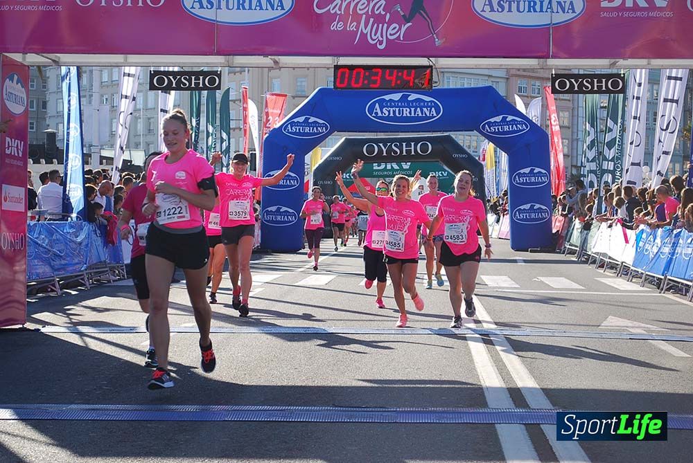 Carrera de la Mujer A Coruña meta 1 (de 00:26 a 00:35))