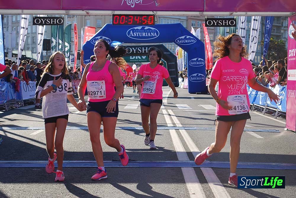 Carrera de la Mujer A Coruña meta 1 (de 00:26 a 00:35))