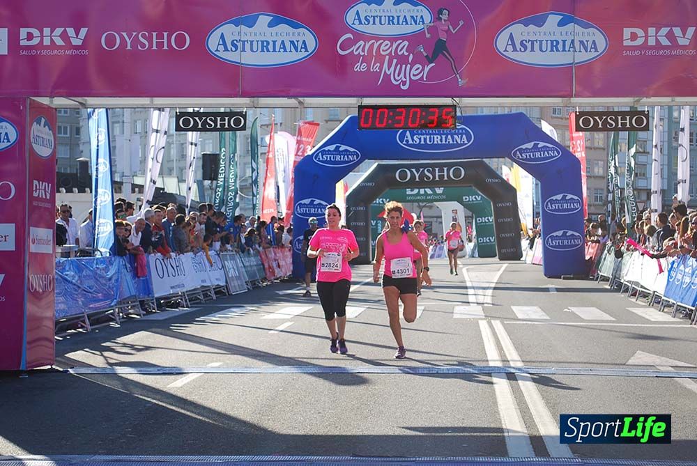 Carrera de la Mujer A Coruña meta 1 (de 00:26 a 00:35))