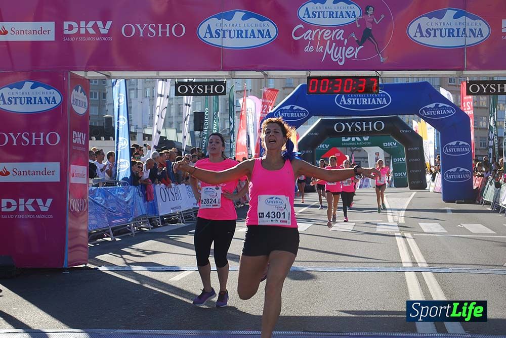 Carrera de la Mujer A Coruña meta 1 (de 00:26 a 00:35))