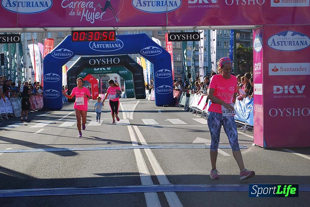 Carrera de la Mujer A Coruña meta 1 (de 00:26 a 00:35))