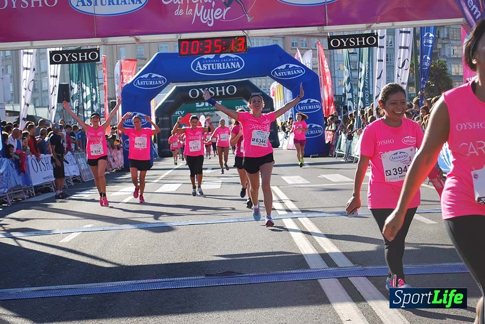 Carrera de la Mujer A Coruña meta 1 (de 00:26 a 00:35))