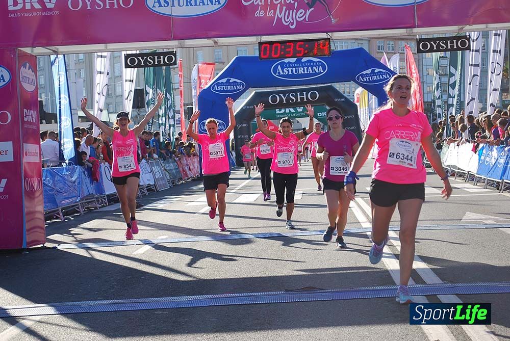 Carrera de la Mujer A Coruña meta 1 (de 00:26 a 00:35))