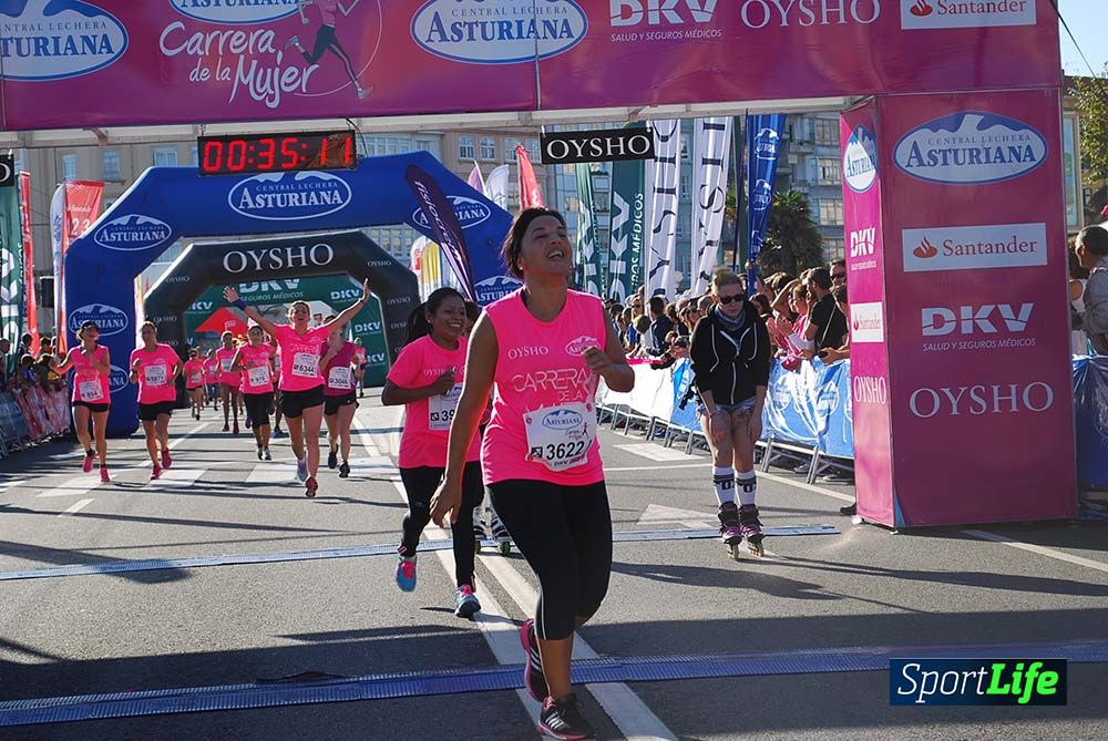 Carrera de la Mujer A Coruña meta 1 (de 00:26 a 00:35))