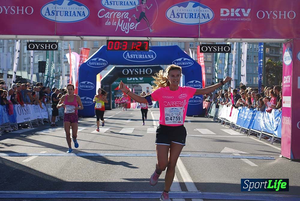 Carrera de la Mujer A Coruña meta 1 (de 00:26 a 00:35))