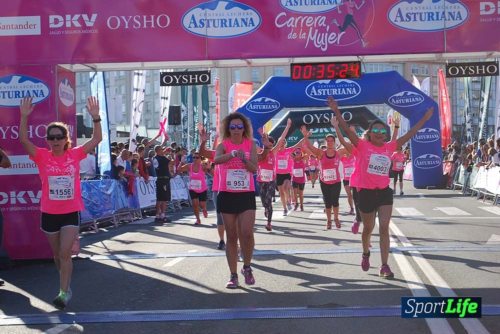 Carrera de la Mujer A Coruña meta 1 (de 00:26 a 00:35))