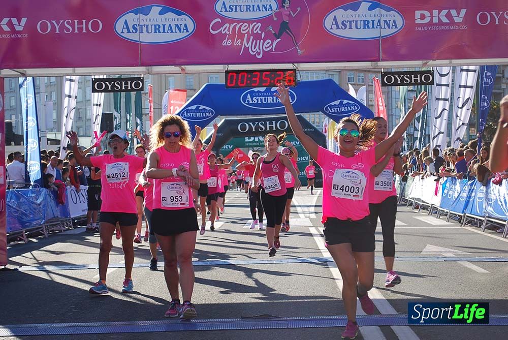Carrera de la Mujer A Coruña meta 1 (de 00:26 a 00:35))