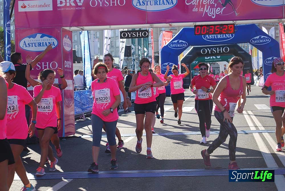 Carrera de la Mujer A Coruña meta 1 (de 00:26 a 00:35))