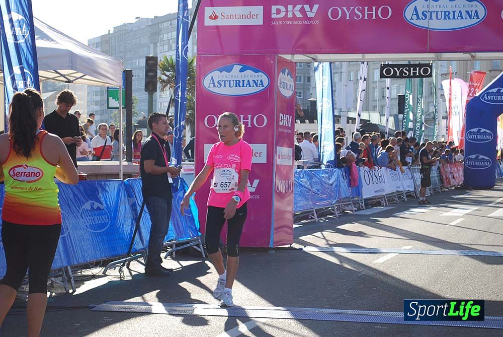 Carrera de la Mujer A Coruña meta 1 (de 00:26 a 00:35))