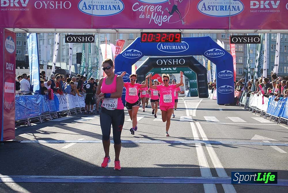 Carrera de la Mujer A Coruña meta 1 (de 00:26 a 00:35))