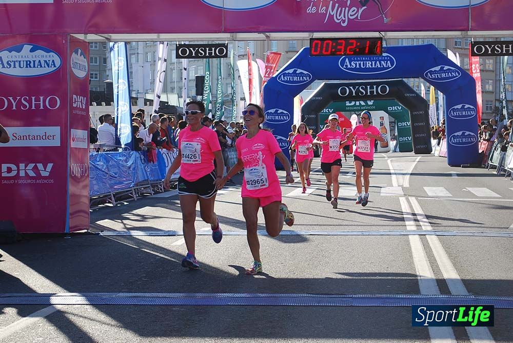 Carrera de la Mujer A Coruña meta 1 (de 00:26 a 00:35))