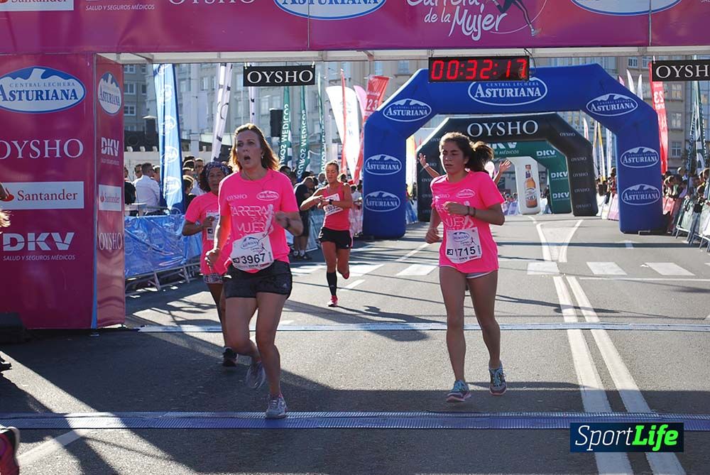 Carrera de la Mujer A Coruña meta 1 (de 00:26 a 00:35))