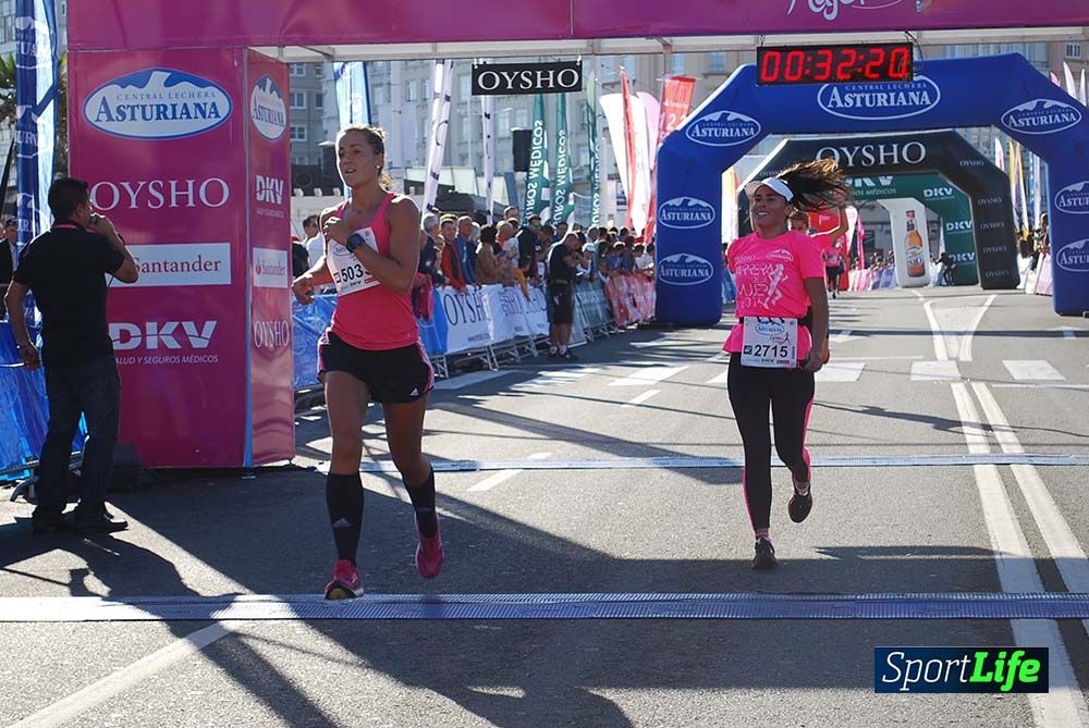 Carrera de la Mujer A Coruña meta 1 (de 00:26 a 00:35))