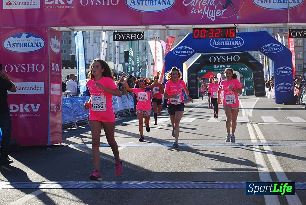 Carrera de la Mujer A Coruña meta 1 (de 00:26 a 00:35))