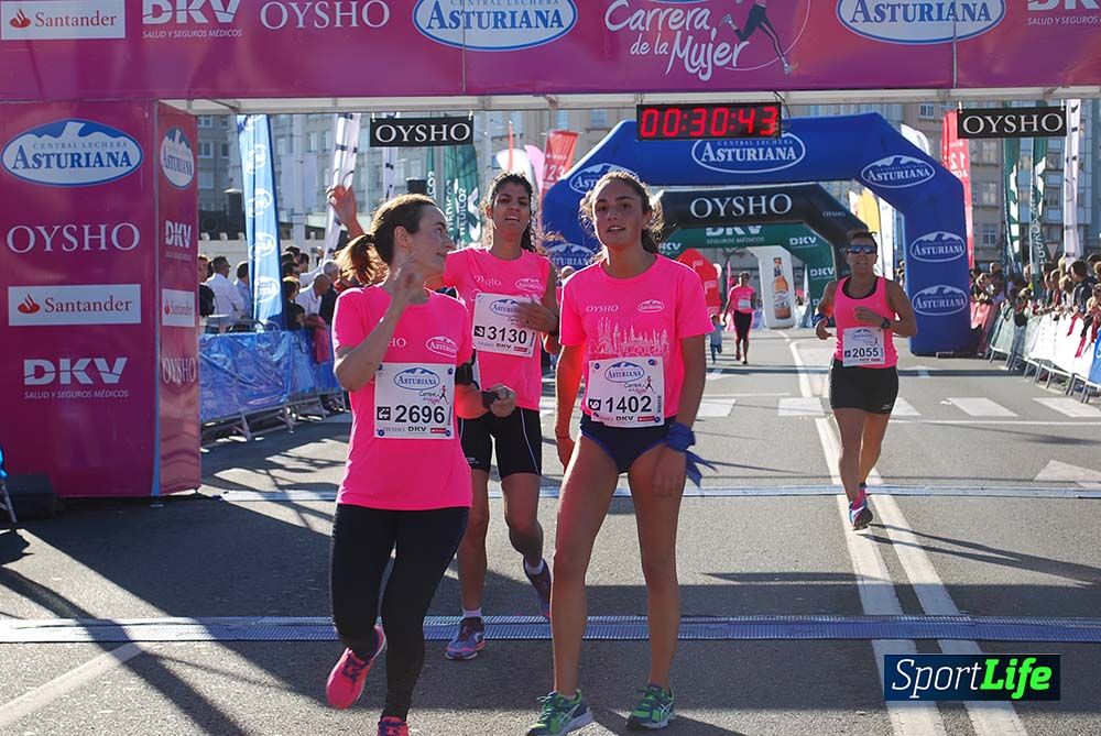 Carrera de la Mujer A Coruña meta 1 (de 00:26 a 00:35))
