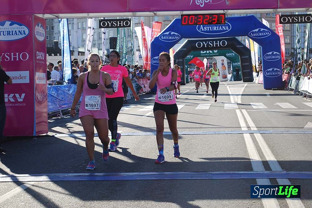Carrera de la Mujer A Coruña meta 1 (de 00:26 a 00:35))