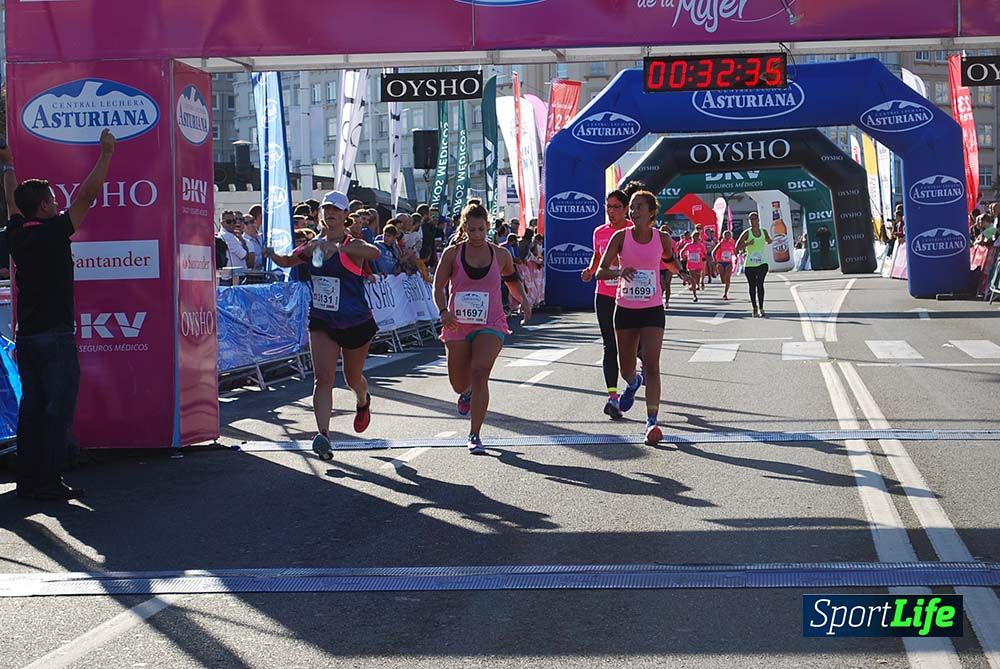 Carrera de la Mujer A Coruña meta 1 (de 00:26 a 00:35))