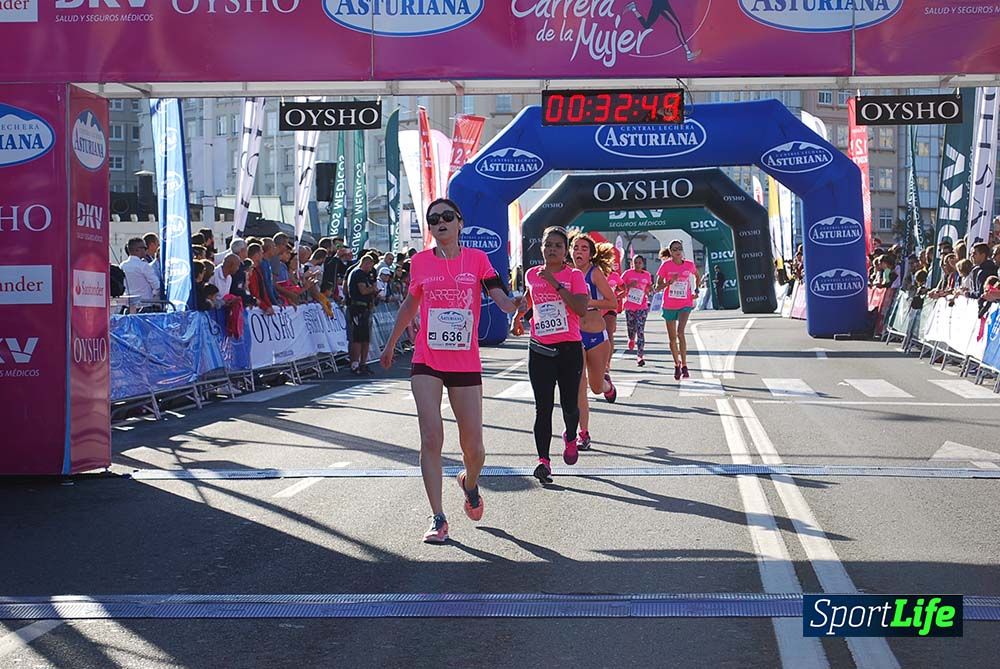 Carrera de la Mujer A Coruña meta 1 (de 00:26 a 00:35))