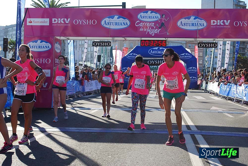 Carrera de la Mujer A Coruña meta 1 (de 00:26 a 00:35))