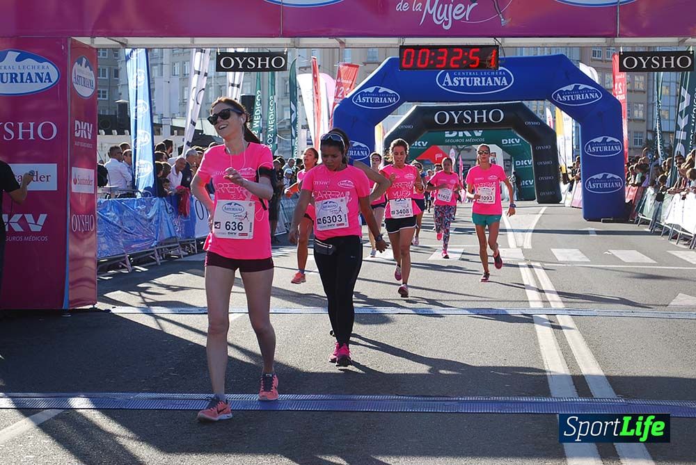 Carrera de la Mujer A Coruña meta 1 (de 00:26 a 00:35))