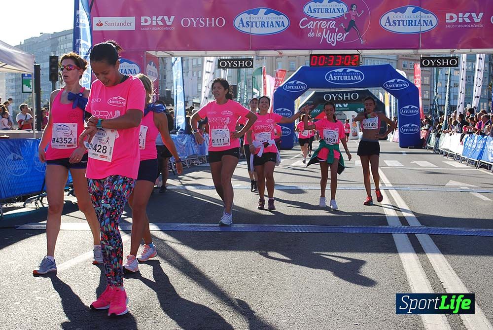 Carrera de la Mujer A Coruña meta 1 (de 00:26 a 00:35))