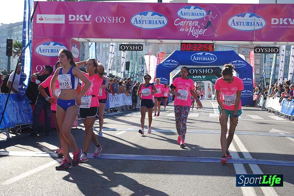 Carrera de la Mujer A Coruña meta 1 (de 00:26 a 00:35))
