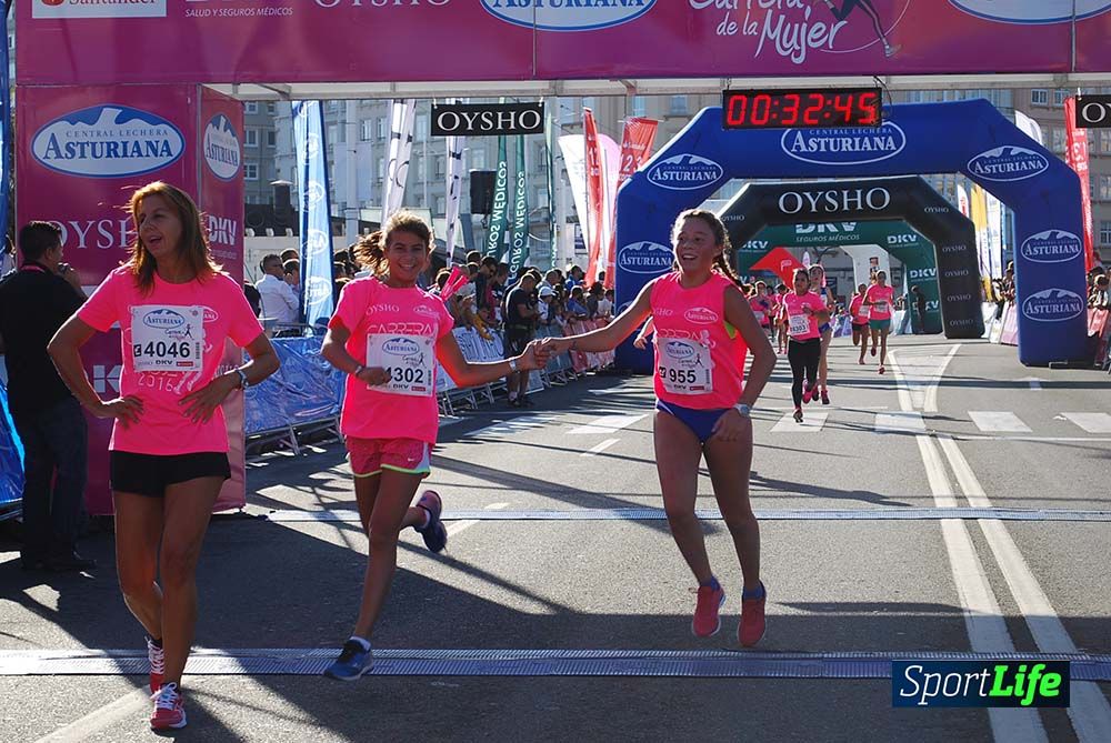 Carrera de la Mujer A Coruña meta 1 (de 00:26 a 00:35))