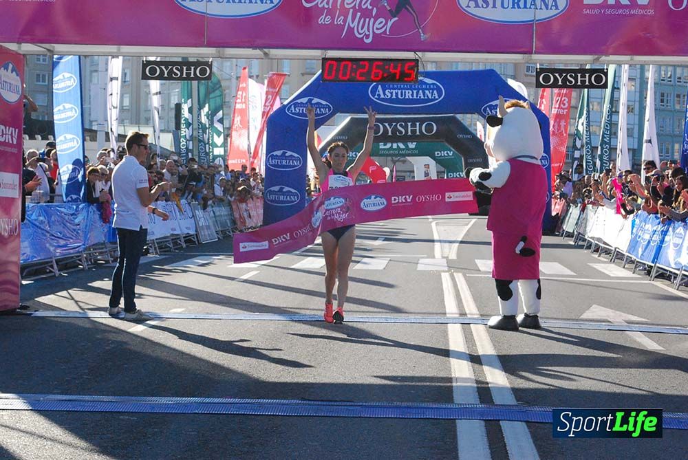 Carrera de la Mujer A Coruña meta 1 (de 00:26 a 00:35))